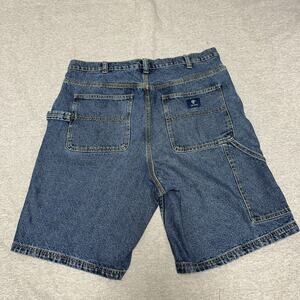 Vintage Y2K RK Brand Carpenter Jean Shorts Blue Denim Men’s Size 34/10